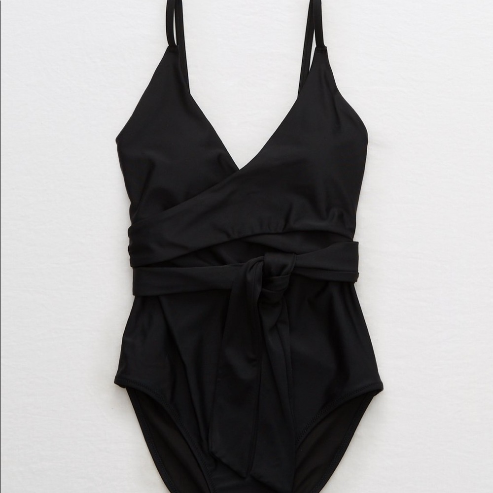 Aerie one piece wrap swim suit